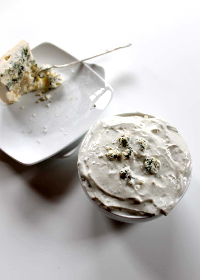 Homemade Blue Cheese Sauce. Quick and Easy. Delicious. #glutenfree