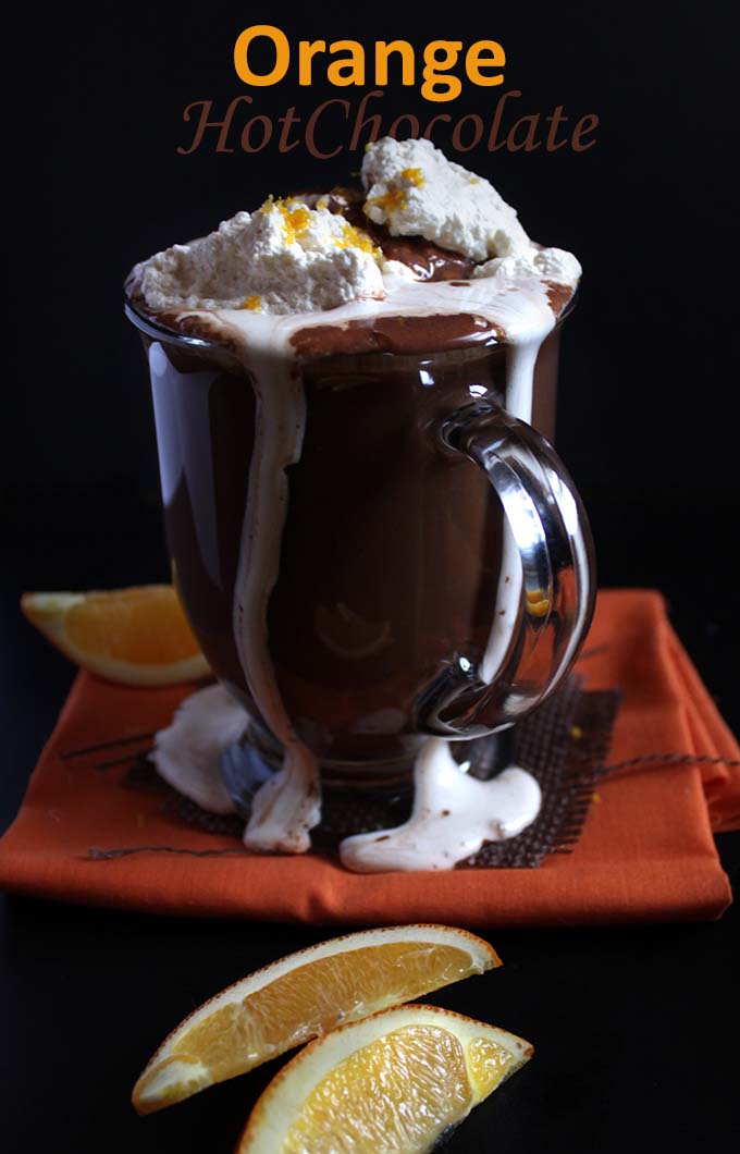 Orange Hot Chocolate. Unexpected. Delicious. Indulgent #hotchocolate #glutenfree