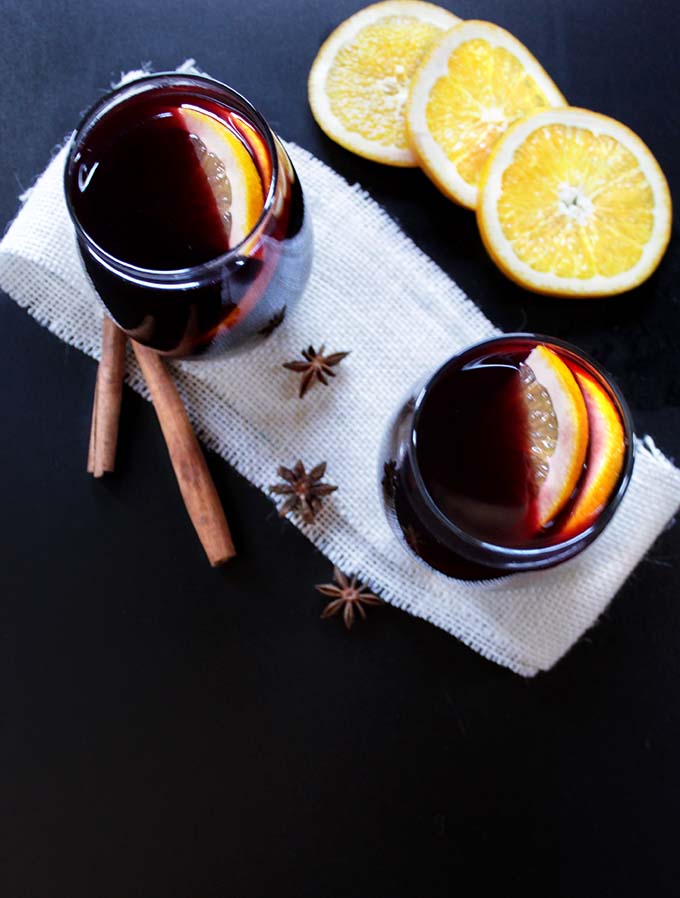 Warm Spiced Wine. Like sangria, only for winter. #wintercocktail