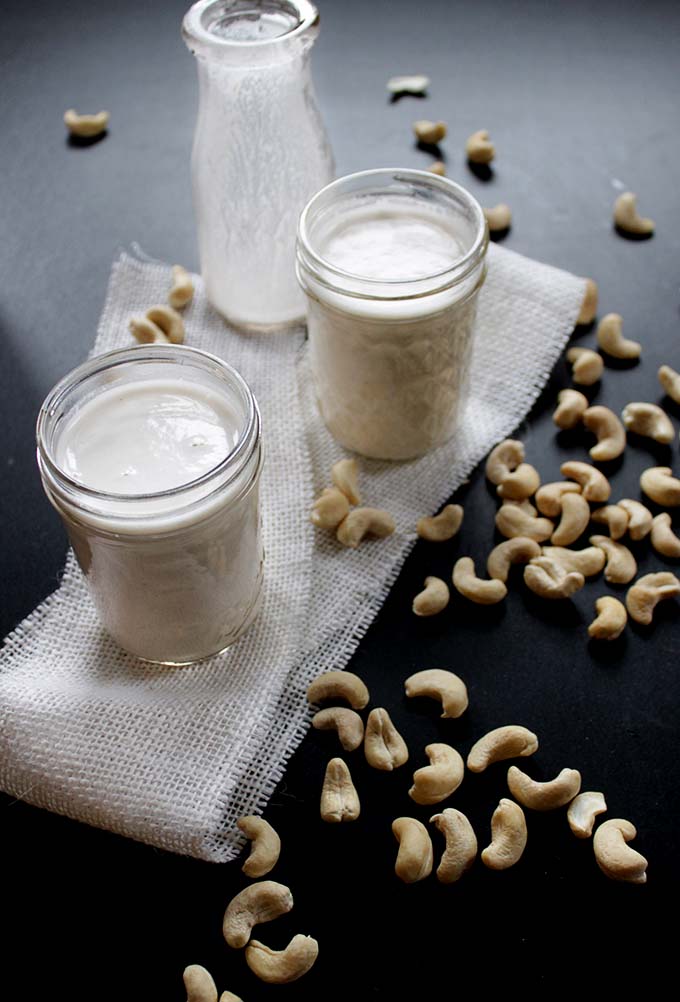 Homemade Cashew Milk. Easy. Healthy. Creamy. Delicious #vegan