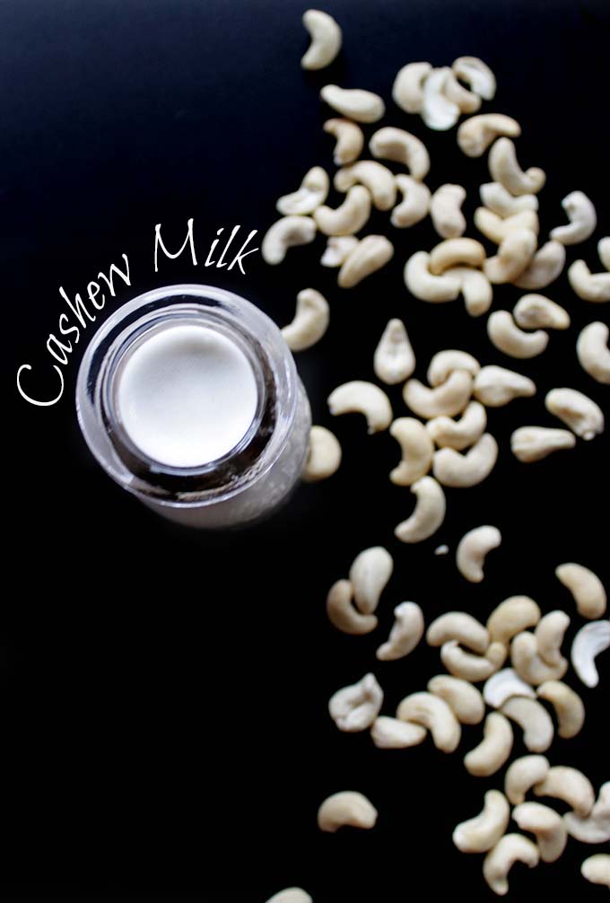 Homemade Cashew Milk. Easy. Healthy. Creamy. #Vegan