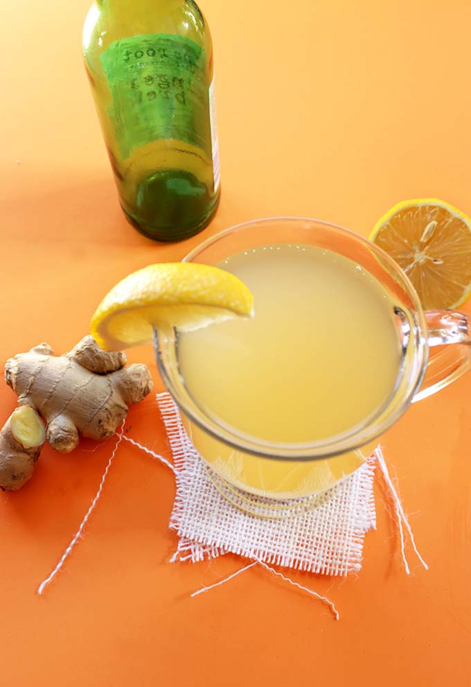 Ginger Hot Toddy. Easy. Warming. #wintercocktail