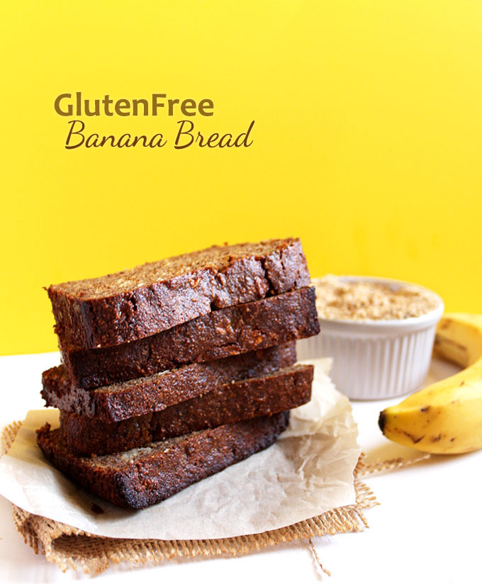 Gluten-Free Banana Bread. Made with almond flour. Super moist and tender. The best banana bread recipe ever! #GultenFree #HomeadeBread