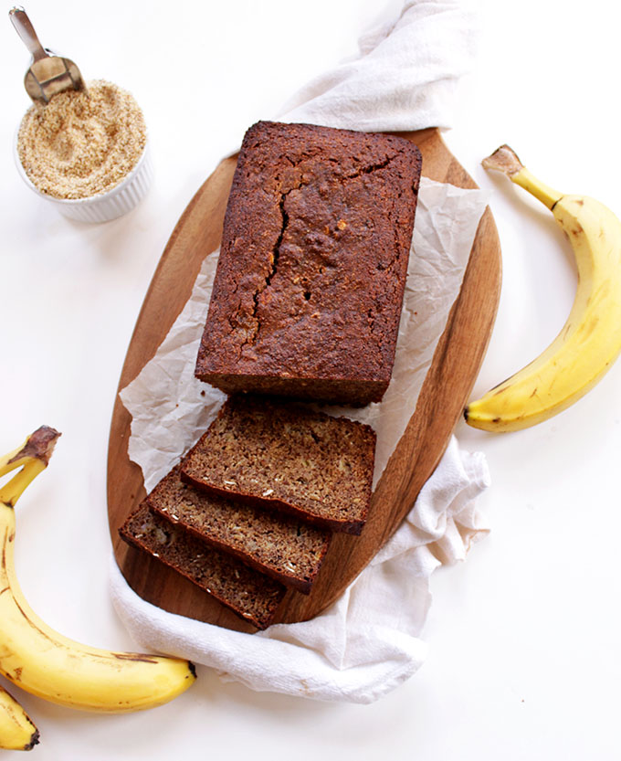 Gluten-Free Banana Bread. The best banana bread recipe ever! #glutenfree #homemadebread