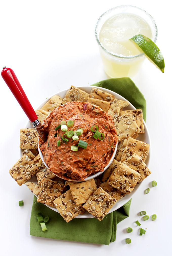sundried tomato chipotle cream cheese dip. simple to make. Easy. Smoky and spicy. #partydip #cincodemayo #glutenfree