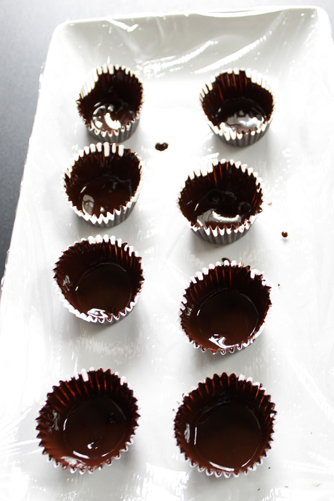 Chococlate Coconut Cream Cup Shells. So Simple and easy to make! #glutenfree #vegan