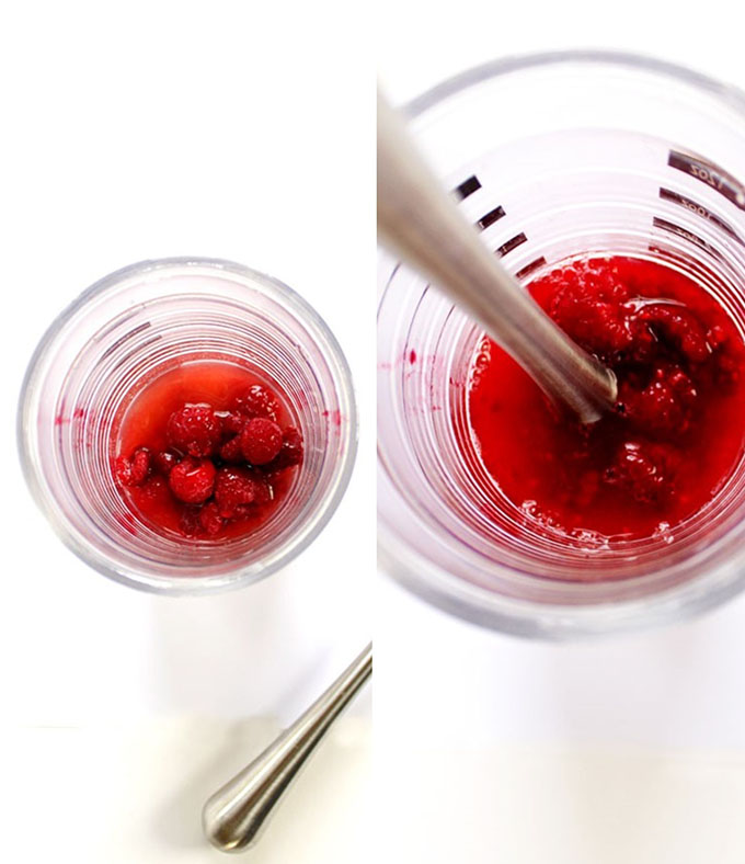 Fresh raspberry margarita ingredients. Simple to make. No Blender required! #margarita #cocktail