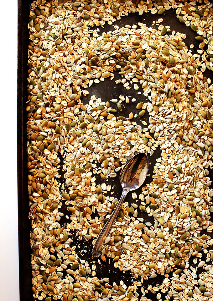 Toasted oats and seeds!