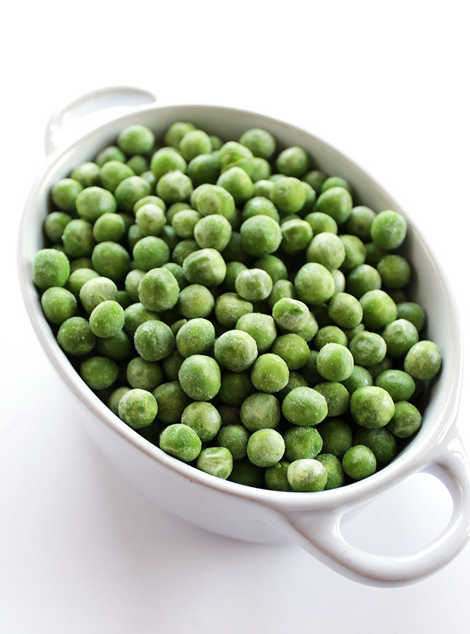 Pea Soup - Sweet peas for pea soup recipe. Vegan/Gluten Free. | robustrecipes.com