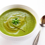 Pea Soup - A simple recipe, only 7 ingredients, and 20 minutes. Refreshing, light, and perfect for spring! Vegan/Gluten Free. | robustrecipes,com