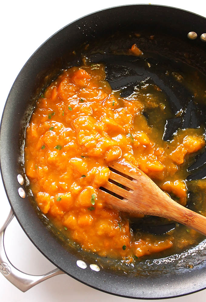 Apricot Sauce for One Pan Apricot Chicken. Gluten Free/Refined Sugar Free.