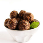 Chocolate Mint Energy Balls - These tasty energy balls are my go to pre breakfast/pre workout snack! They are packed with wholesome ingredients to fuel your body!This recipe is EASY to make! Gluten Free/refined sugar free/vegetarian.