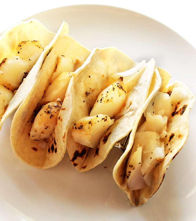 Fish Tacos with cod