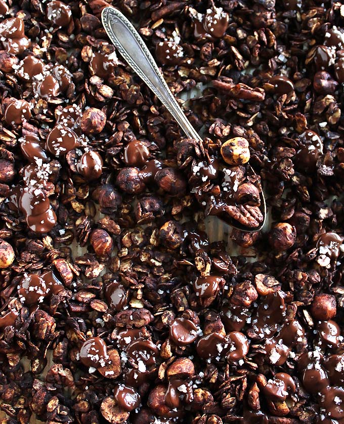 Crunchy Chocolate Hazelnut Granola