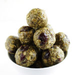 Matcha Cherry Energy Balls - Packed with healthy ingredients! Great for snacking! This recipe is EASY to make! Gluten free/vegan/refined sugar free