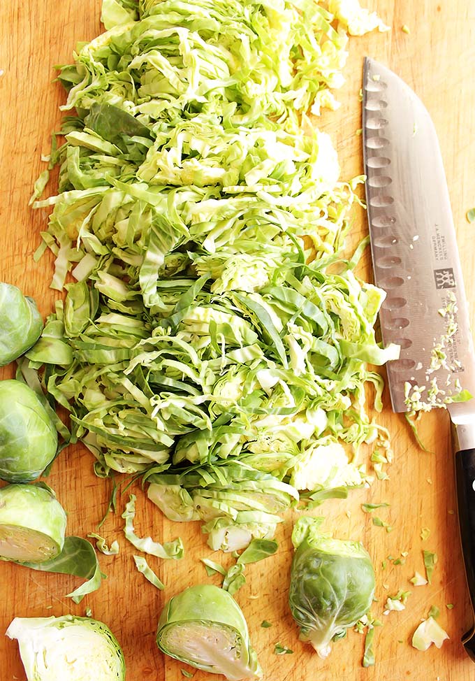Shredded Brussels Sprouts | robustrecipes.com