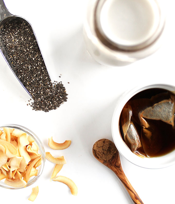 Vegan Chai Tea Spiced Chia Pudding | robustrecipes.com
