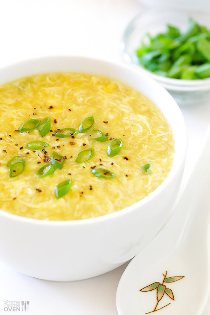 16 Gluten Free Soups for When You're Sick - Egg Drop Soup | robustrecipes.com