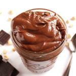 2 Ingredient Homemade Dark chocolate Peanut Butter - Only requires 2 ingredients, peanuts and melted dark chocolate! So creamy and rich! This recipe makes the perfect edible gift. Spread on toast, cookies, or just eat with a spoon! Gluten Free/Vegan/Dairy Free | robustrecipes.com