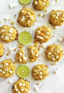 Coconut lime cookies are perfect for summer. They are soft, tender and bursting with coconut lime-y goodness. gluten free/dairy free recipe | robustrecipes.com