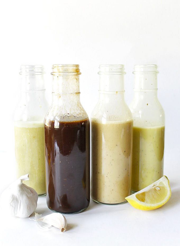 How to make Vinaigrette Dressing for Salads - My basic recipe formula that uses 6 simple ingredients to make your own vinaigrette dressings. Plus ideas on how to add a unique twist to your dressings! Soon you'll be a vinaigrette making master! Gluten Free | robustrecipes.com