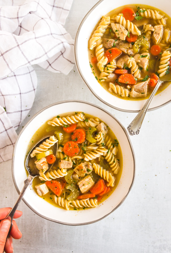 Chicken Noodle Soup (Classic or Immune-Boosting!) - Minimalist Baker