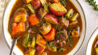 Traditional Irish Stew (with Beef or Lamb) [Gluten Free] - Robust