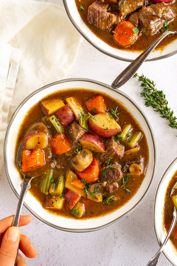 Traditional Irish Stew (with Beef or Lamb) [Gluten Free] - Robust
