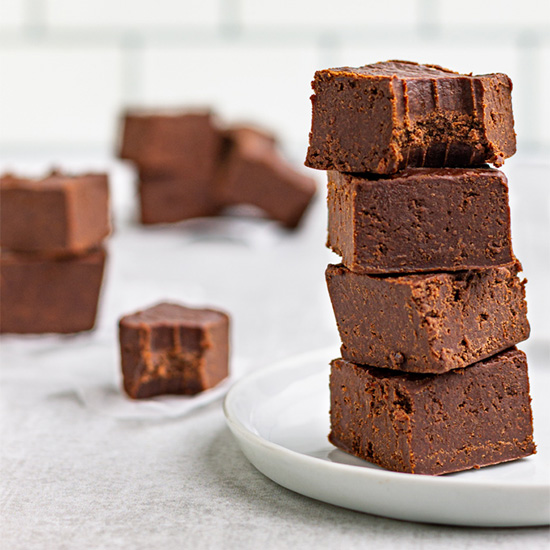 Healthy Chocolate Freezer Fudge (Vegan) [Easy] - Robust Recipes