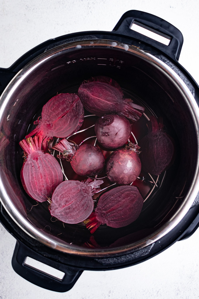 cooked beets in the instant pot.