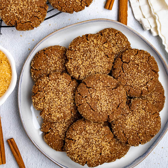 Chewy Gluten Free Molasses Cookies (+ Vegan) - Robust Recipes