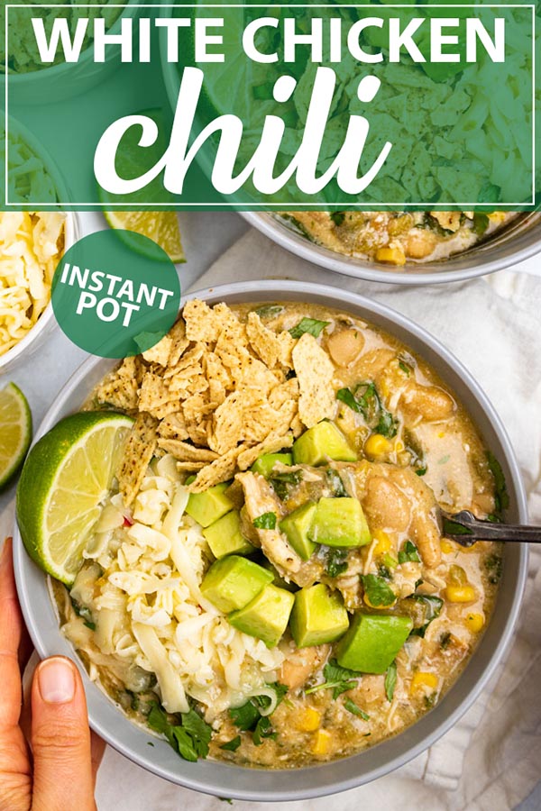 Instant Pot White Chicken Chili (Healthy) - Robust Recipes