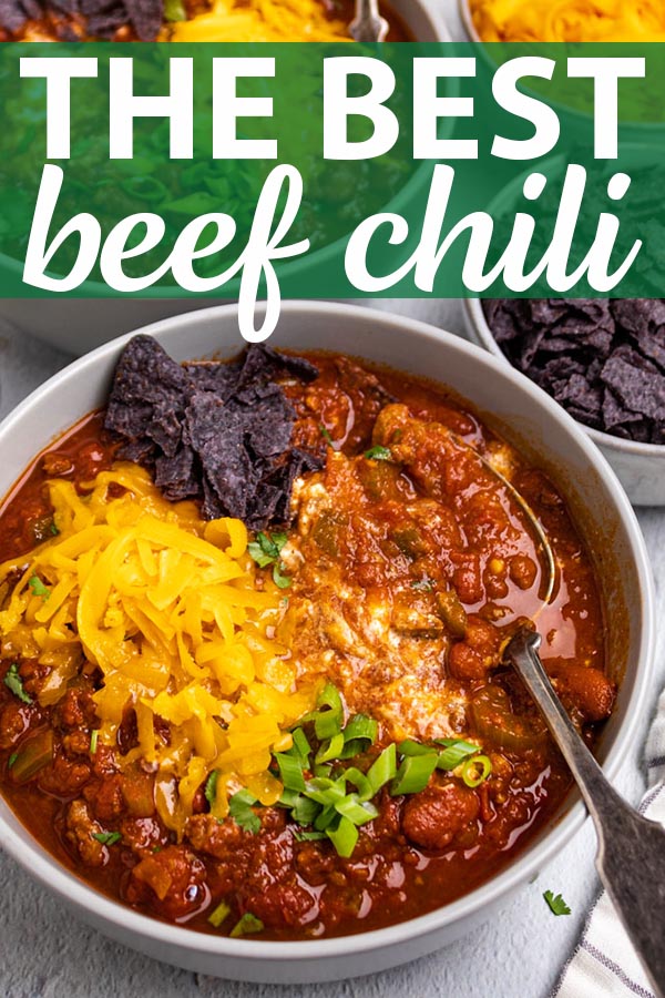The Best Beef Chili (with Beans) - Robust Recipes